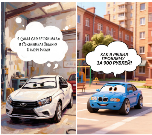AI cartoons cars with speech bubbles.png